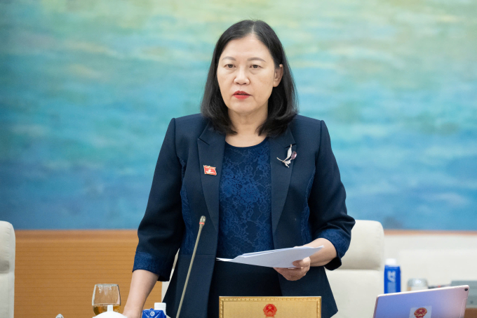 Phó chủ nhiệm Thường trực Ủy ban Dân nguyện và Giám sát Lê Thị Nga. Ảnh: Hoàng Phong