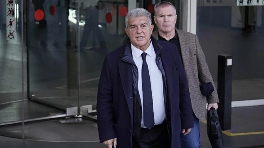 Chủ tịch Barcelona Joan Laporta. ẢNH: AFP barcelona-joan-laporta.jpg