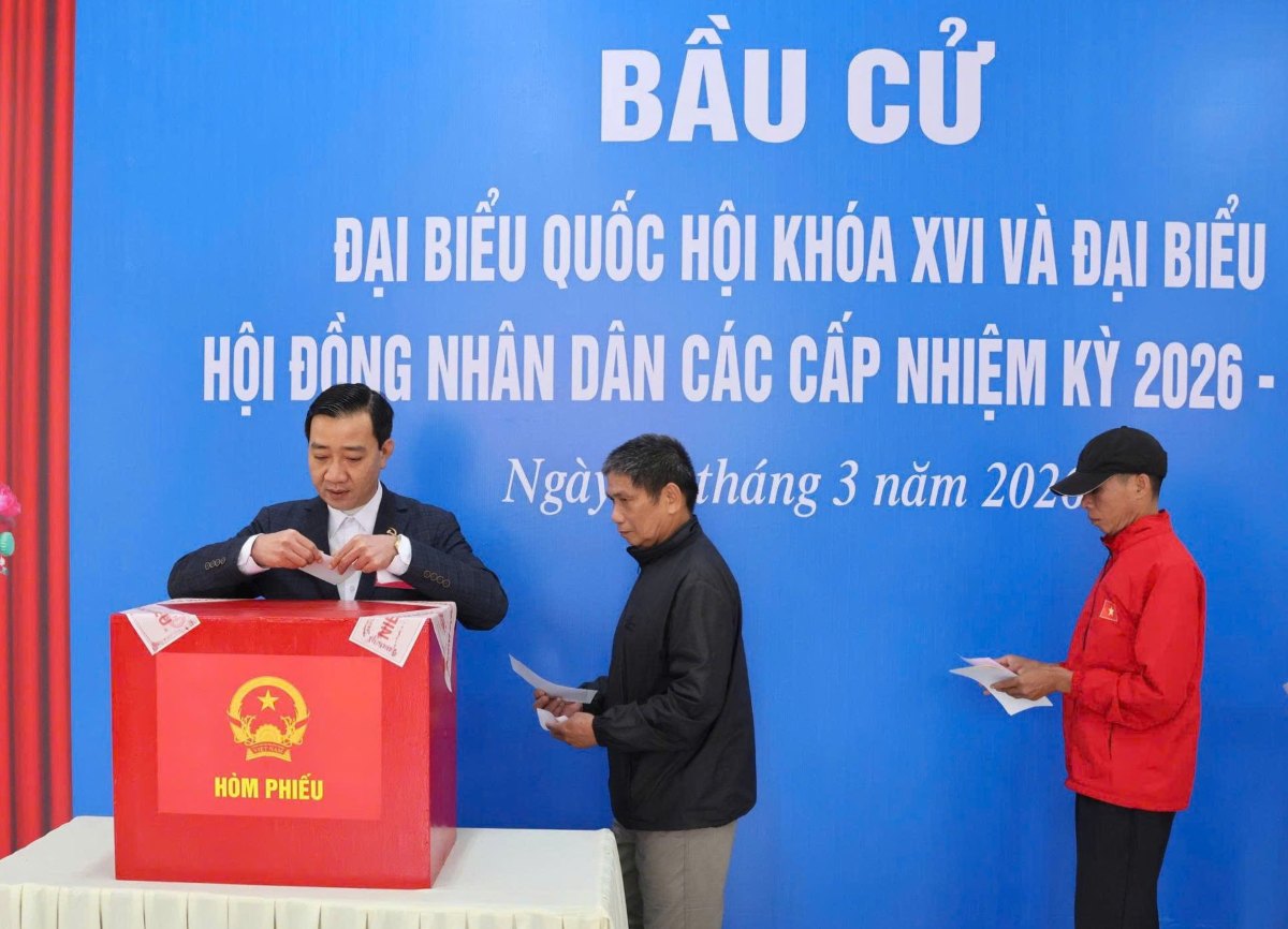 Cử tri đặc khu Bạch Long Vĩ nô nức bầu cử đại biểu Quốc hội 2026 - Ảnh 5.
