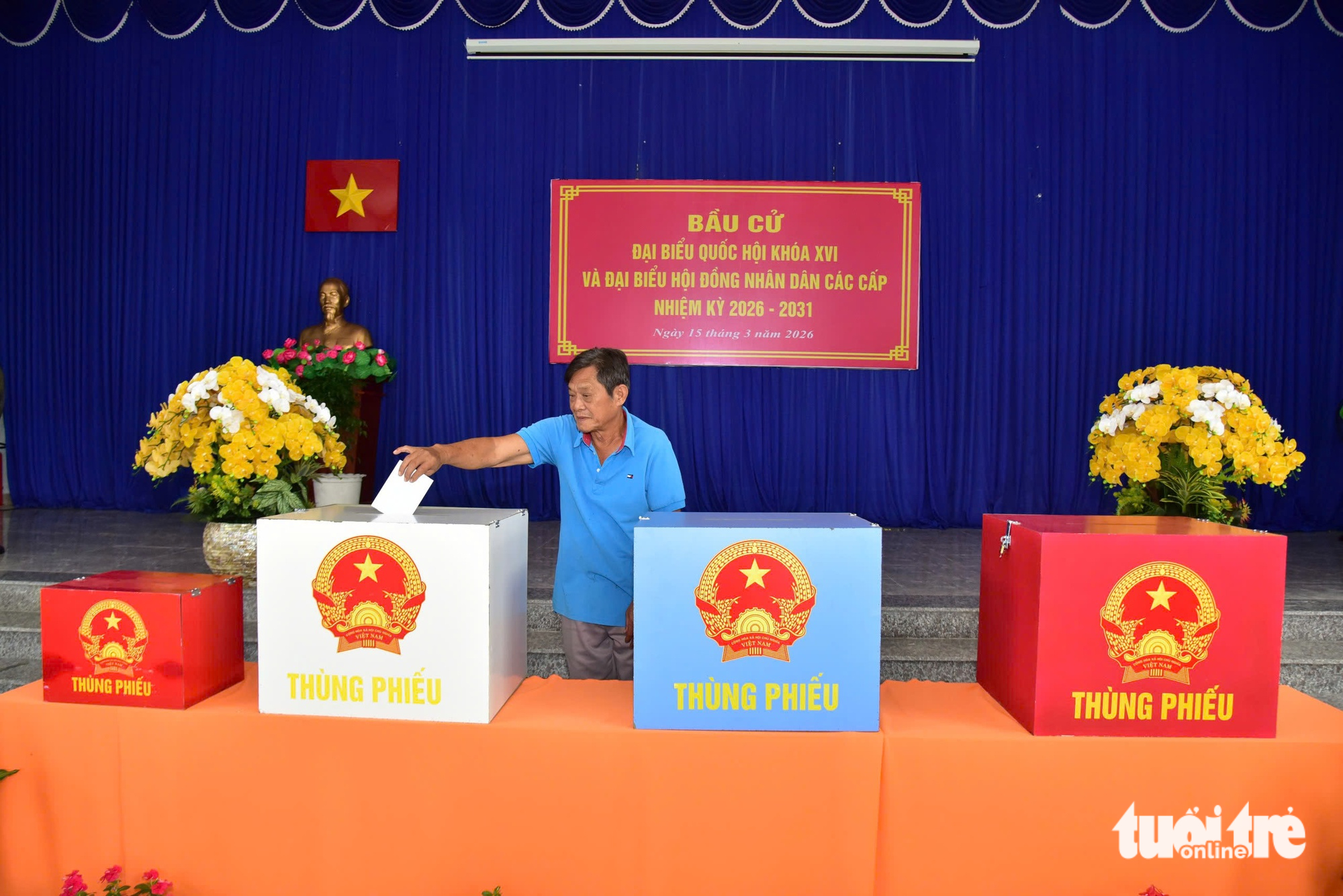 Xã đảo Thạnh An, TP.HCM rộn ràng không khí vận hành thử nghiệm bầu cử 4 bầu cử - Ảnh 4.