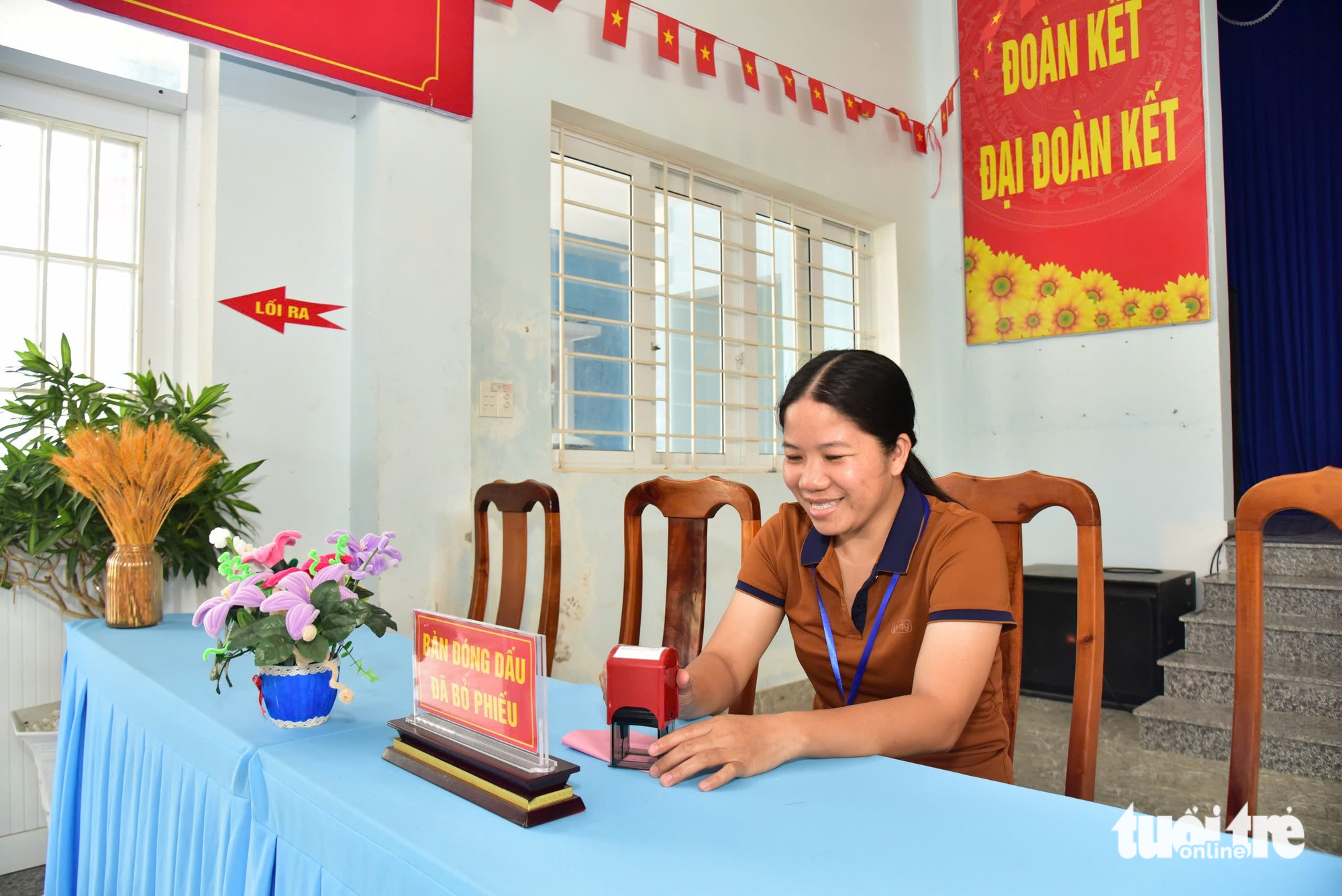 Xã đảo Thạnh An, TP.HCM rộn ràng không khí vận hành thử nghiệm bầu cử 5 bầu cử - Ảnh 5.