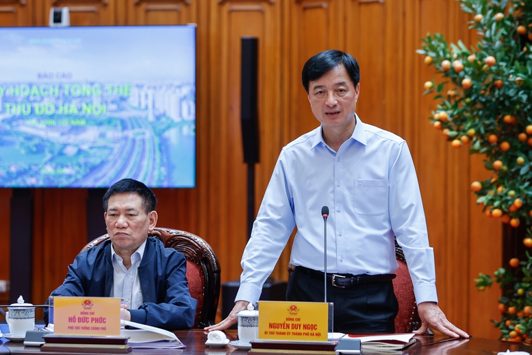 Thường trực Chính phủ làm việc với Hà Nội về Quy hoạch tổng thể Thủ đô Hà tầm nhìn 100 năm - Ảnh 2.