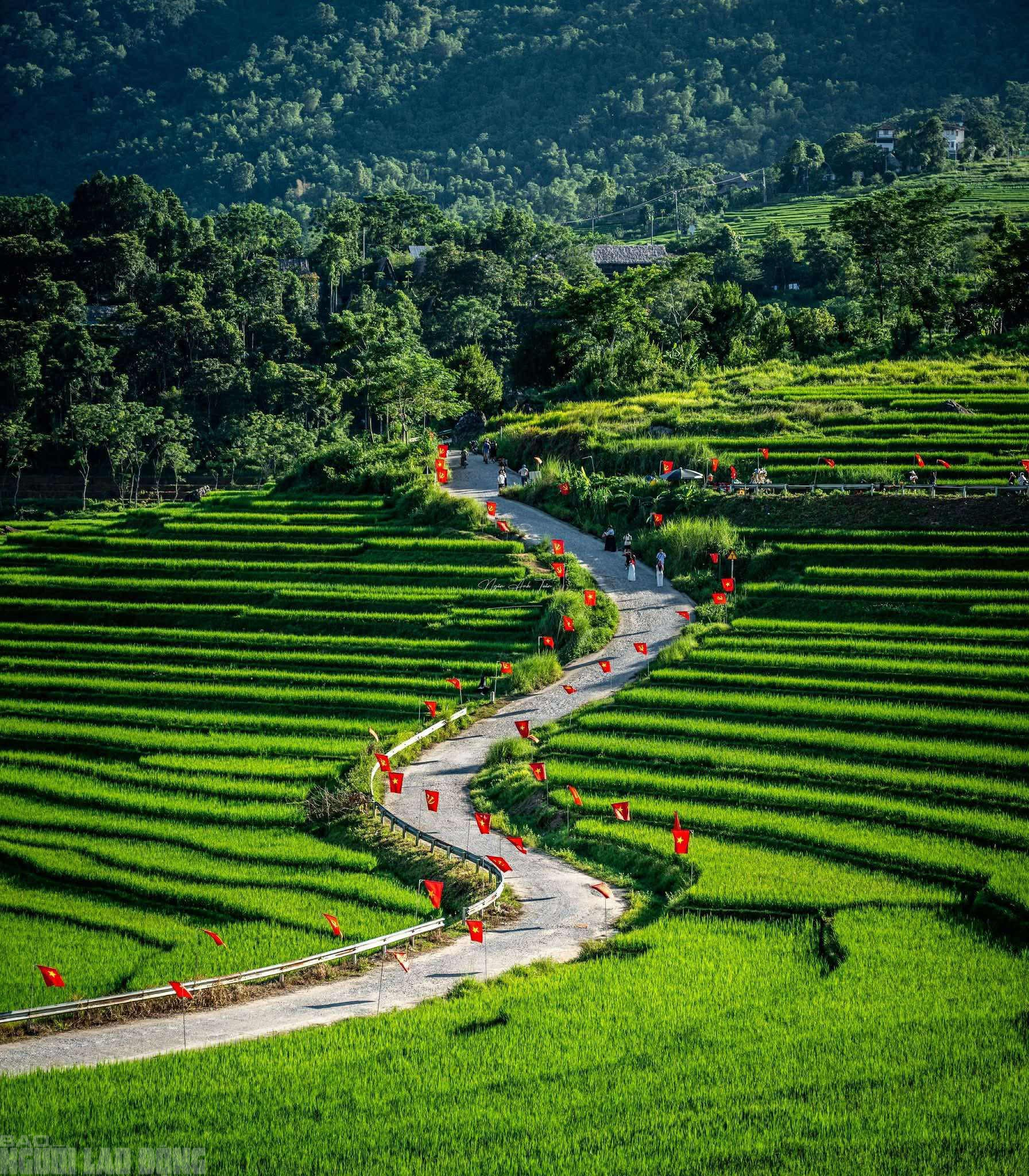 Điểm du lịch nổi tiếng ở Thanh Hóa rực rỡ cờ Tổ quốc trước ngày bầu cử- Ảnh 13.