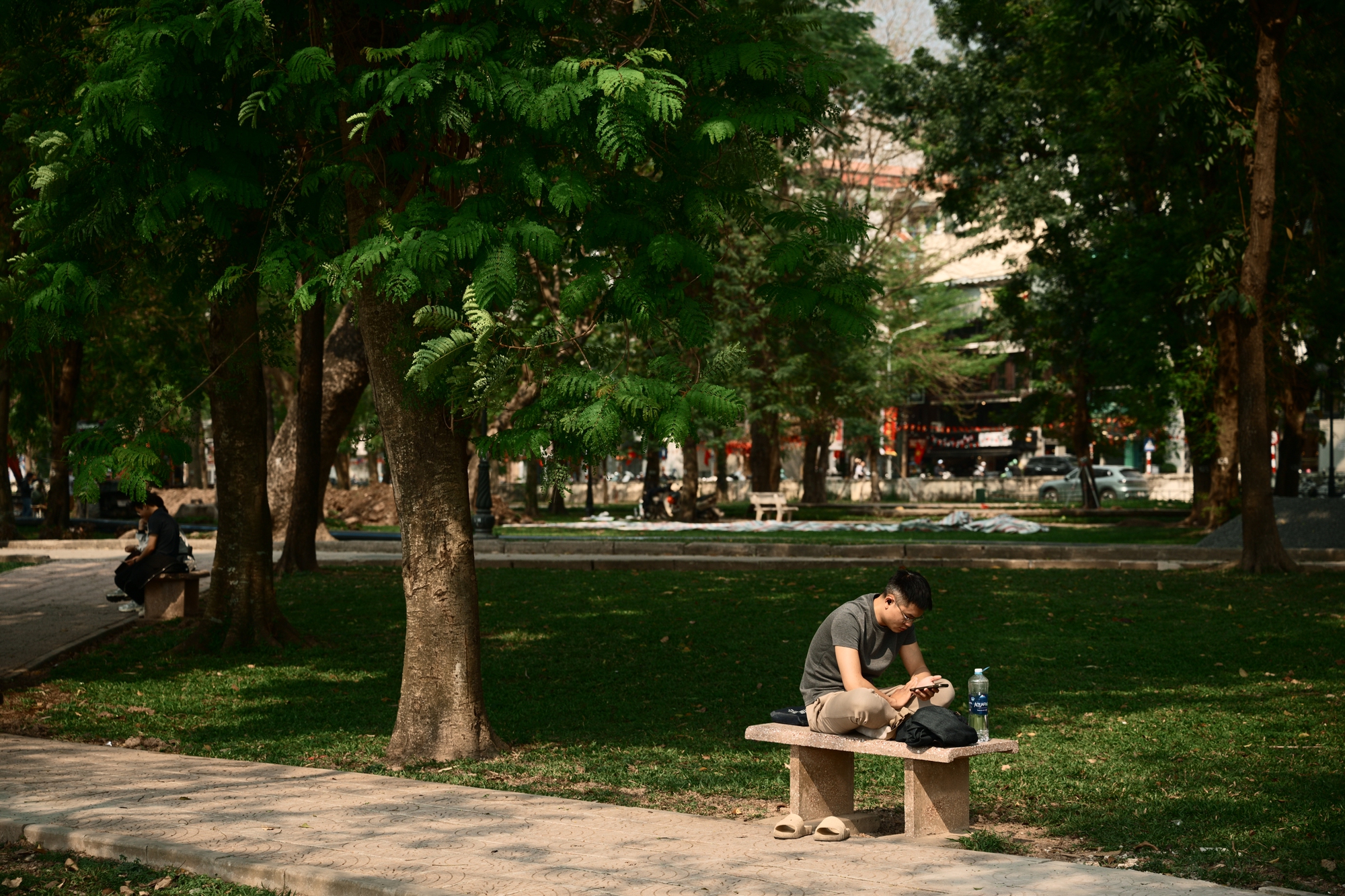 Người Hà Nội đang đổ xô ra công viên Thống Nhất săn lùng một khung cảnh vô thực- Ảnh 10. Người Hà Nội đang đổ xô ra công viên Thống Nhất săn lùng một khung cảnh vô thực- Ảnh 10.