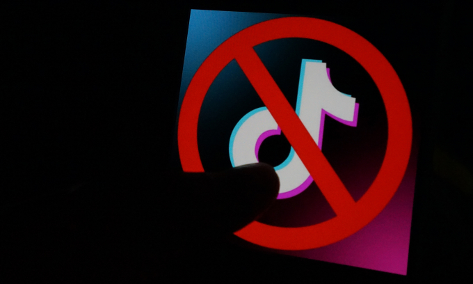 Minh họa về việc xóa TikTok. Ảnh: Bảo Lâm