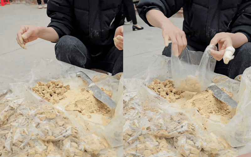 Món kẹo đặc sản Thái Bình cũ 