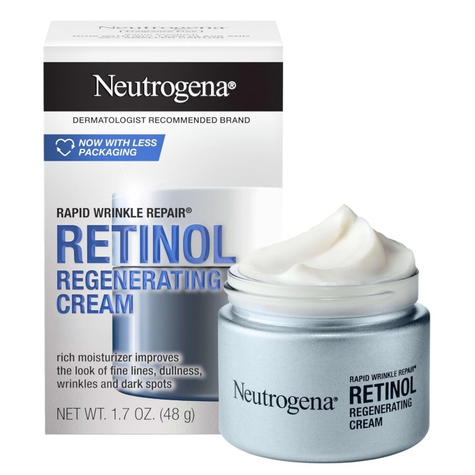 5 kem dưỡng ẩm chống lão hóa giá dưới 500.000 đồng 4 Neutrogena Rapid Wrinkle Repair Retinol Moisturizer.