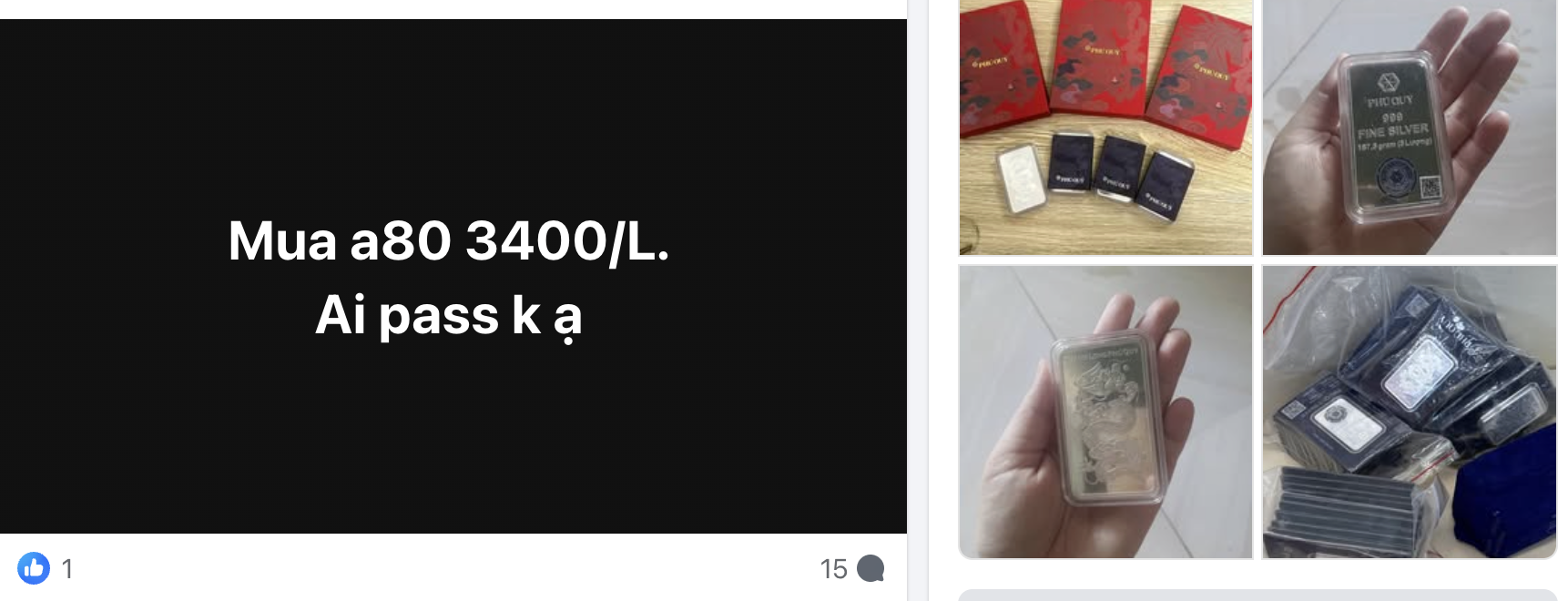Giá bạc hôm nay 15-3: Thấp nhất 2 tuần, người mua bạc dịp Thần Tài lỗ nặng- Ảnh 2.