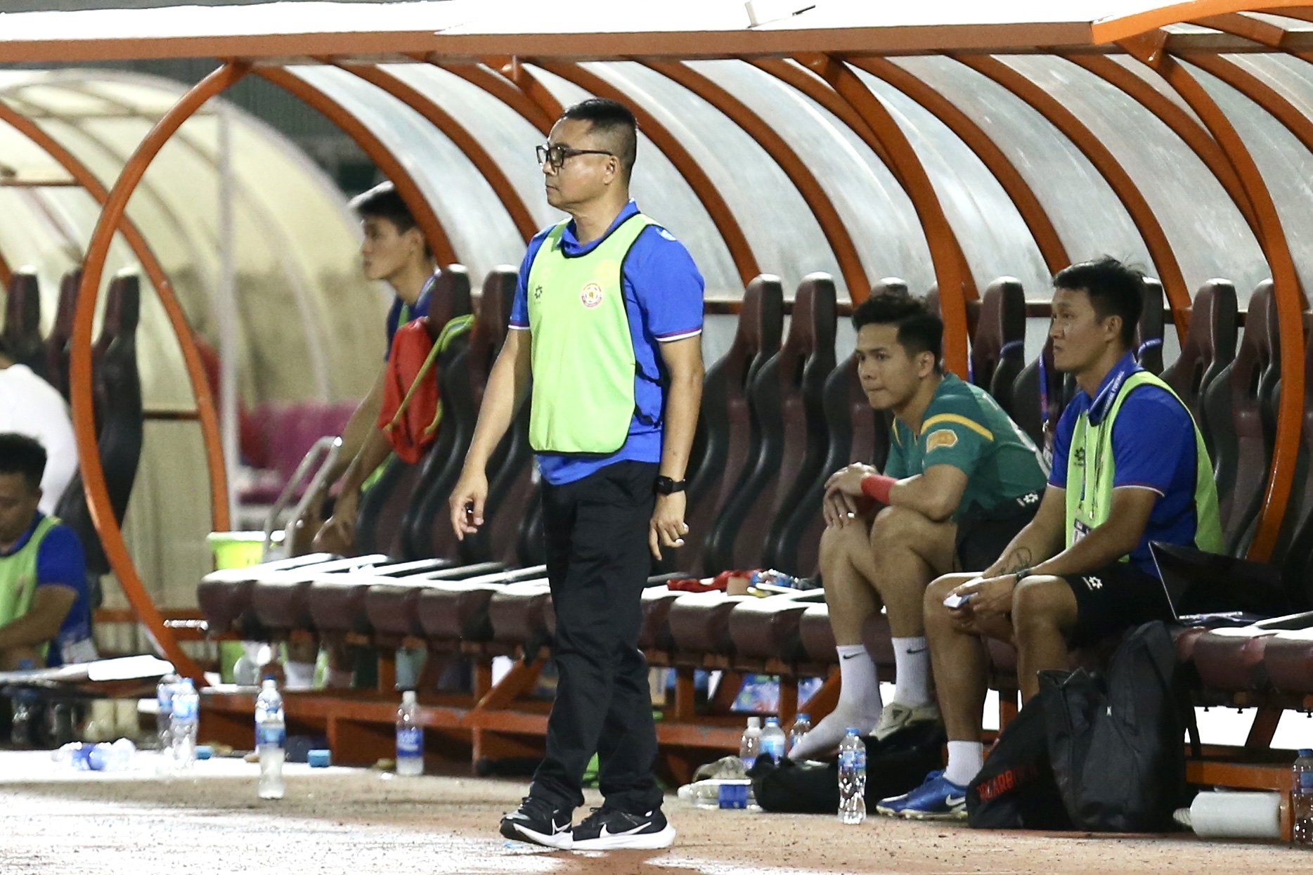 CLB Công an TP.HCM đánh bại PVF-CAND: Khoa Ngô tỏa sáng, HLV Trần Tiến Đại ra mắt... buồn- Ảnh 3. CLB Công an TP.HCM đánh bại PVF-CAND: Khoa Ngô tỏa sáng, HLV Trần Tiến Đại ra mắt... buồn- Ảnh 3.