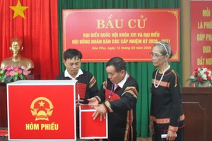 Buôn làng Đắk Lắk rộn ràng tiếng cồng chiêng trong ngày bầu cử