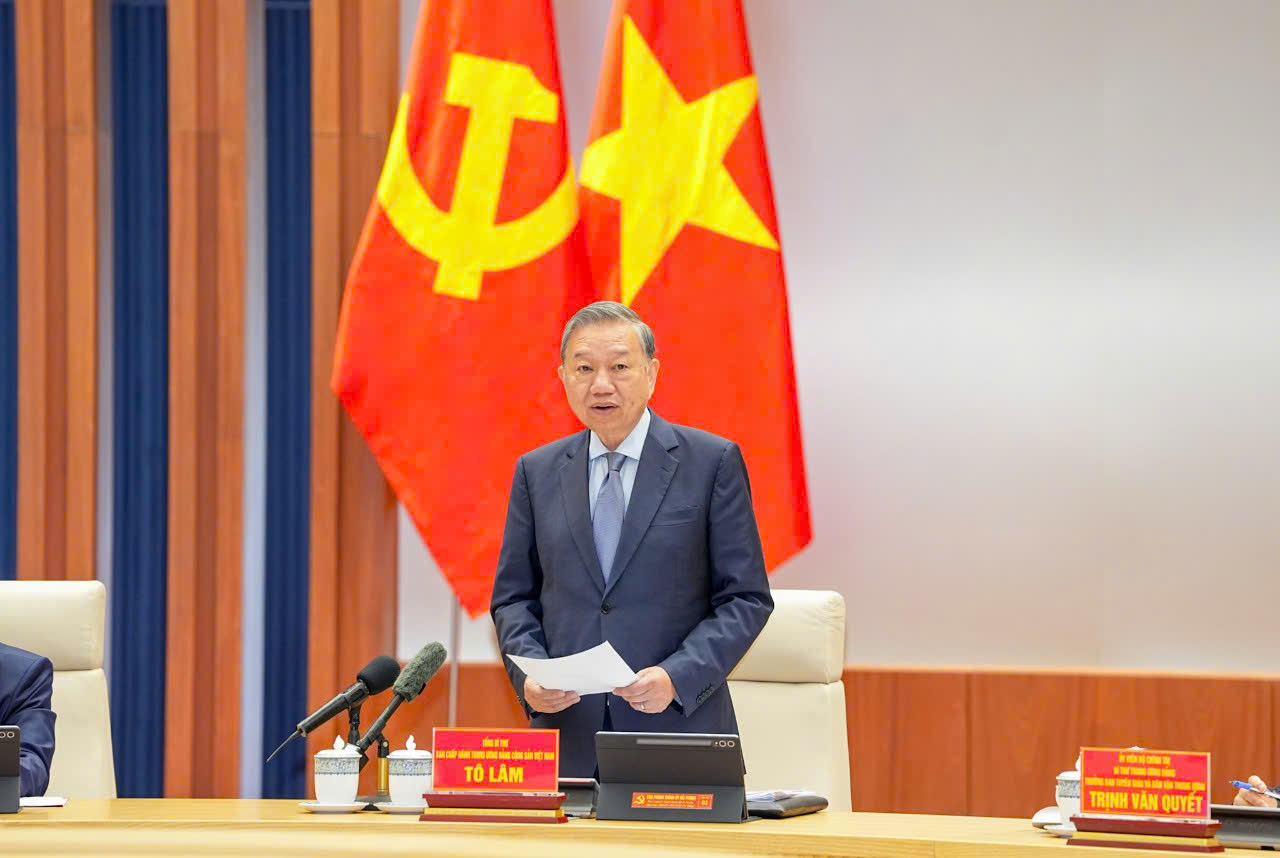 Tổng Bí thư Tô Lâm làm việc với thành phố Hải Phòng 2 Tô Lâm - Ảnh 2.
