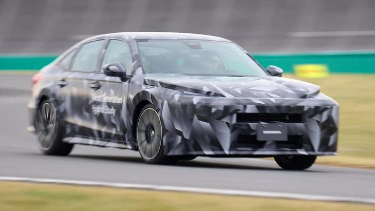 Honda Civic thế hệ mới lộ diện: Máy hybrid mới, lái như xe thể thao dù dùng hộp số CVT 3 Honda Civic - Ảnh 3.