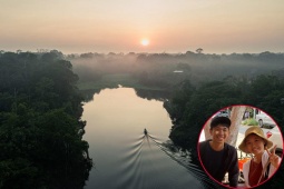 Cặp vợ chồng bỏ việc đi du lịch khắp thế giới, dọc đường gặp nhiều chuyện oái oăm