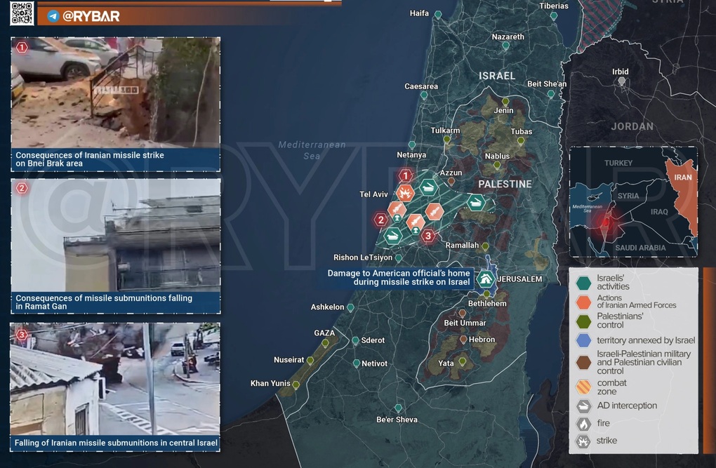 Toàn cảnh xung đột Trung Đông: Israel báo động, Iran tiếp tục phóng tên lửa - 3