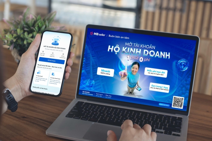 Bộ giải pháp số hỗ trợ hộ kinh doanh của MB. Ảnh: MB