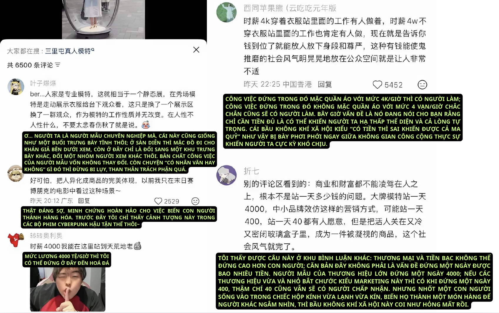 Tranh cãi: Diesel nhốt người mẫu Trung Quốc trong lồng kính giữa trời lạnh, nhiều người phán 