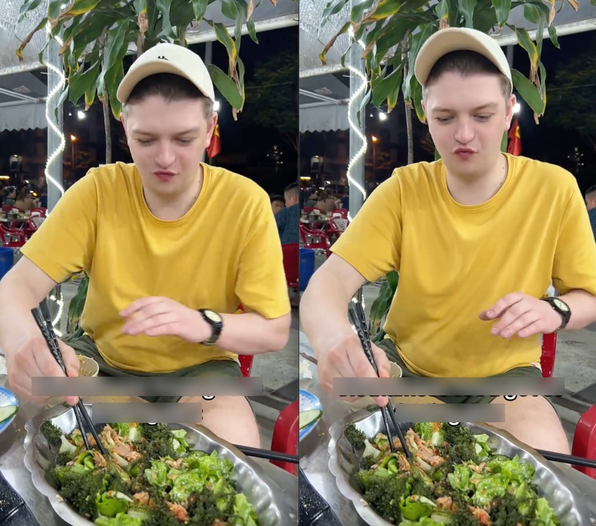 Đi ăn lúc 2h sáng, 3 vị khách Tây phản ứng đầy hài hước trong quán bình dân ở Việt Nam- Ảnh 3.