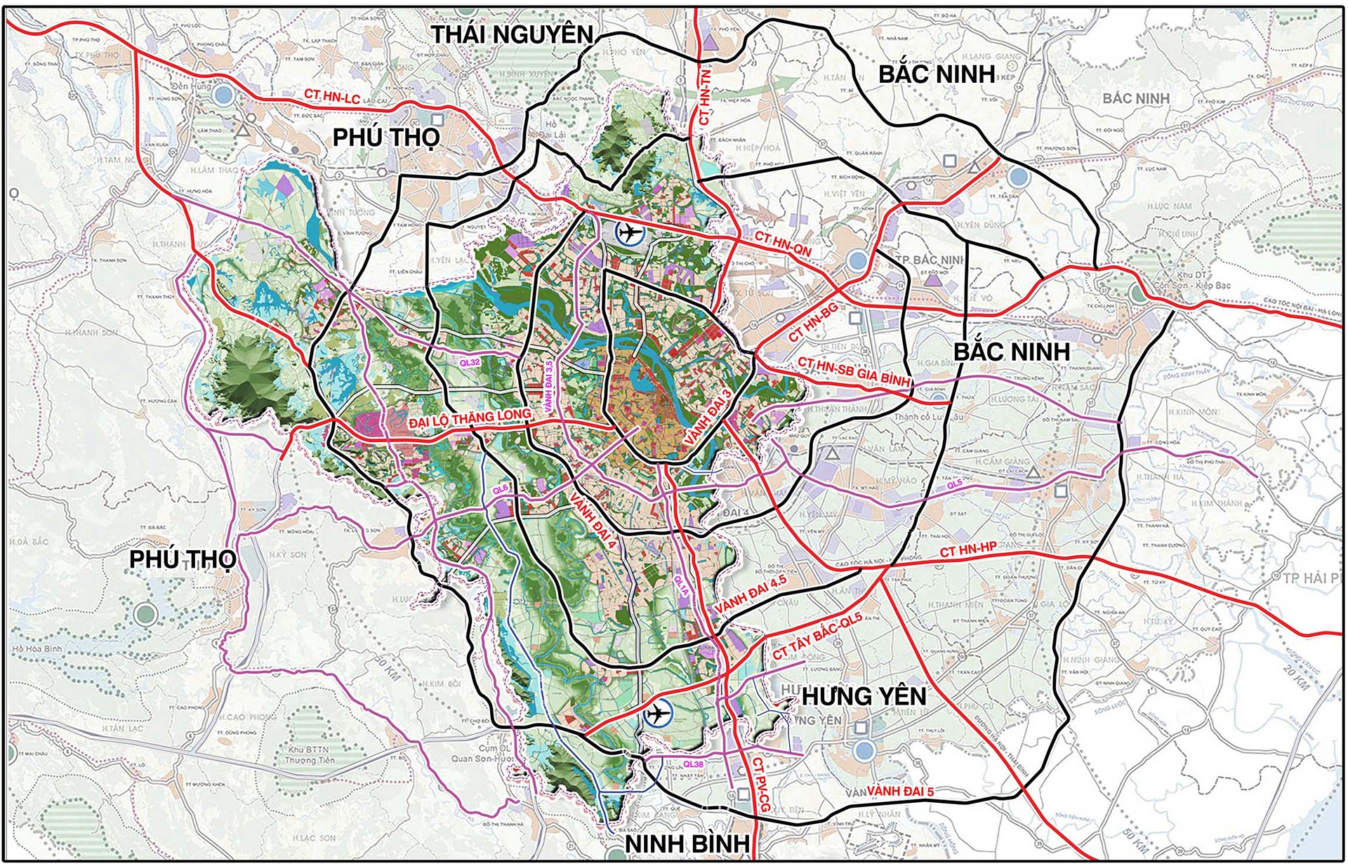 Diện mạo của Hà Nội trông ra sao trong 100 năm tới? - 3 Diện mạo của Hà Nội trông ra sao trong 100 năm tới? - 3