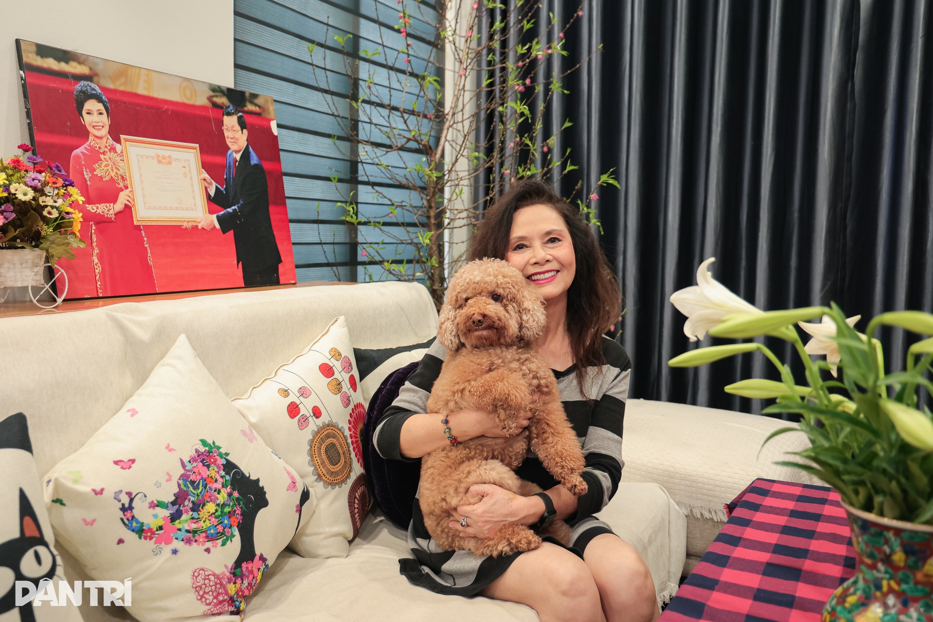 Cận cảnh chung cư rộng 70m2 ở ngoại thành của NSND Minh Châu - 2