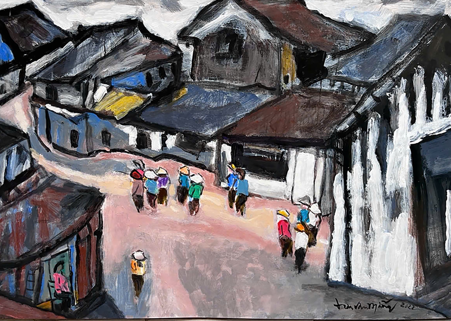 Ký ức 'Vọng' đầy cảm xúc của họa sĩ, kỷ lục gia Việt Nam Trần Văn Mãng - Ảnh 3.