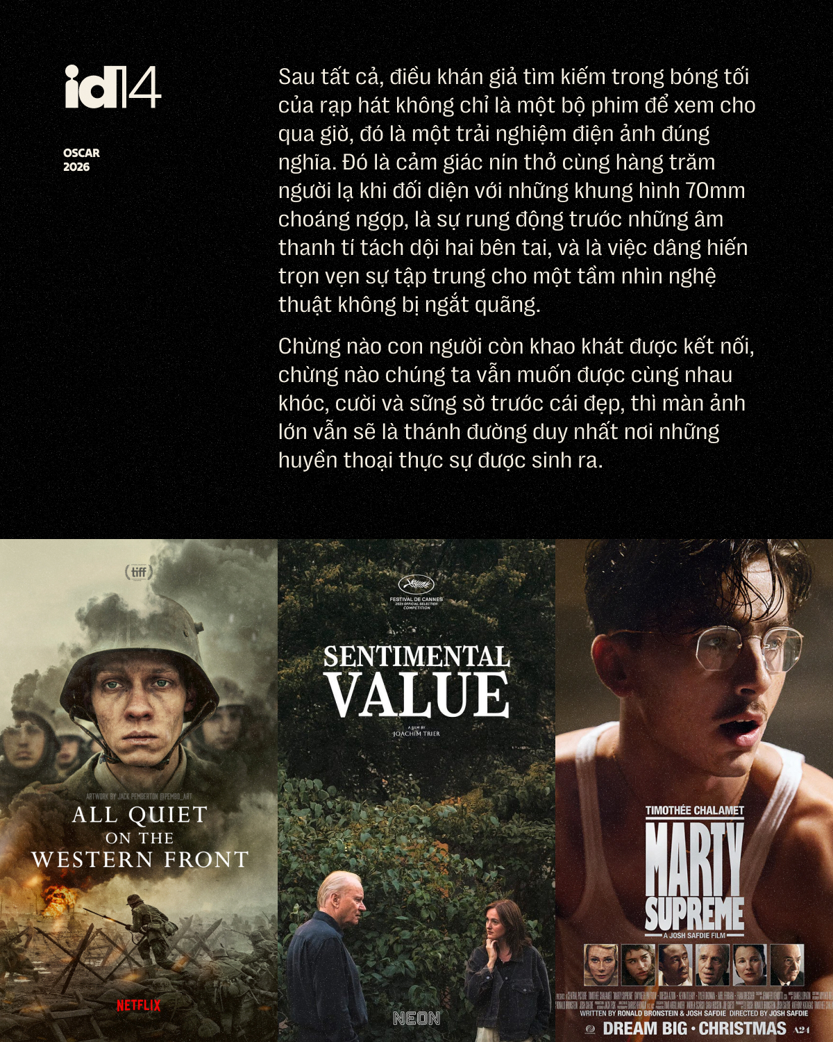 Oscar 2026: Phim chiếu rạp Hollywood còn lâu mới hết thời!- Ảnh 12.