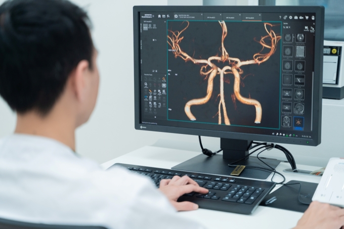 Hình ảnh độ phân giải cao hỗ trợ bác sĩ phát hiện sớm các tổn thương vi thể. Ảnh: Vinmec