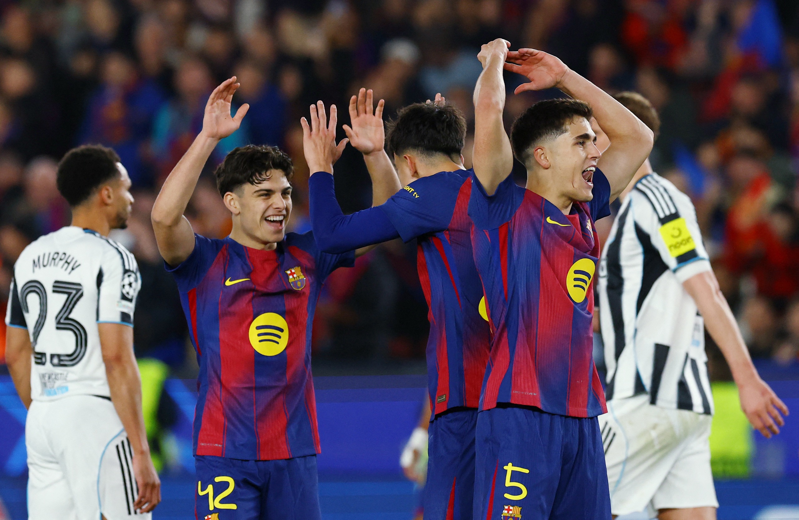 Barcelona thắng đậm Newcastle, Liverpool đánh bại Galatasaray: Champions League xuất hiện 4 trận tứ kết cực căng- Ảnh 2.