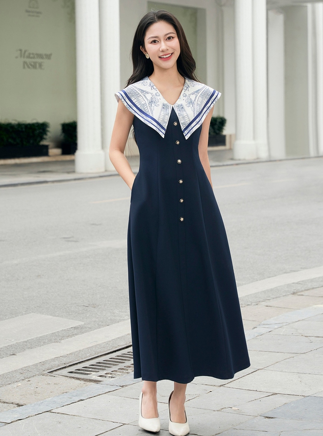 Quyến rũ, thu hút từ văn phòng đến đường phố cùng trang phục cổ chữ V- Ảnh 5.