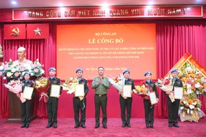 Bộ Công an cử 6 sĩ quan tham gia gìn giữ hòa bình 