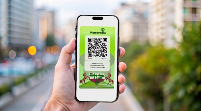 Vietcombank phát hành bộ QR Mã Đáo trên app VCB Digibank. Ảnh: Vietcombank