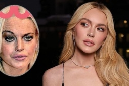 Lindsay Lohan 'lão hóa ngược' sau 16 năm