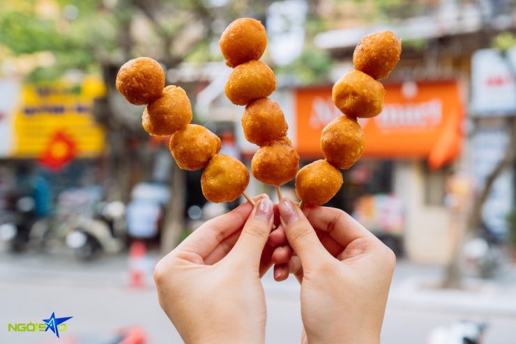 Quán bánh rán tí hon ngày bán 3.000 chiếc ở Hà Nội - 8