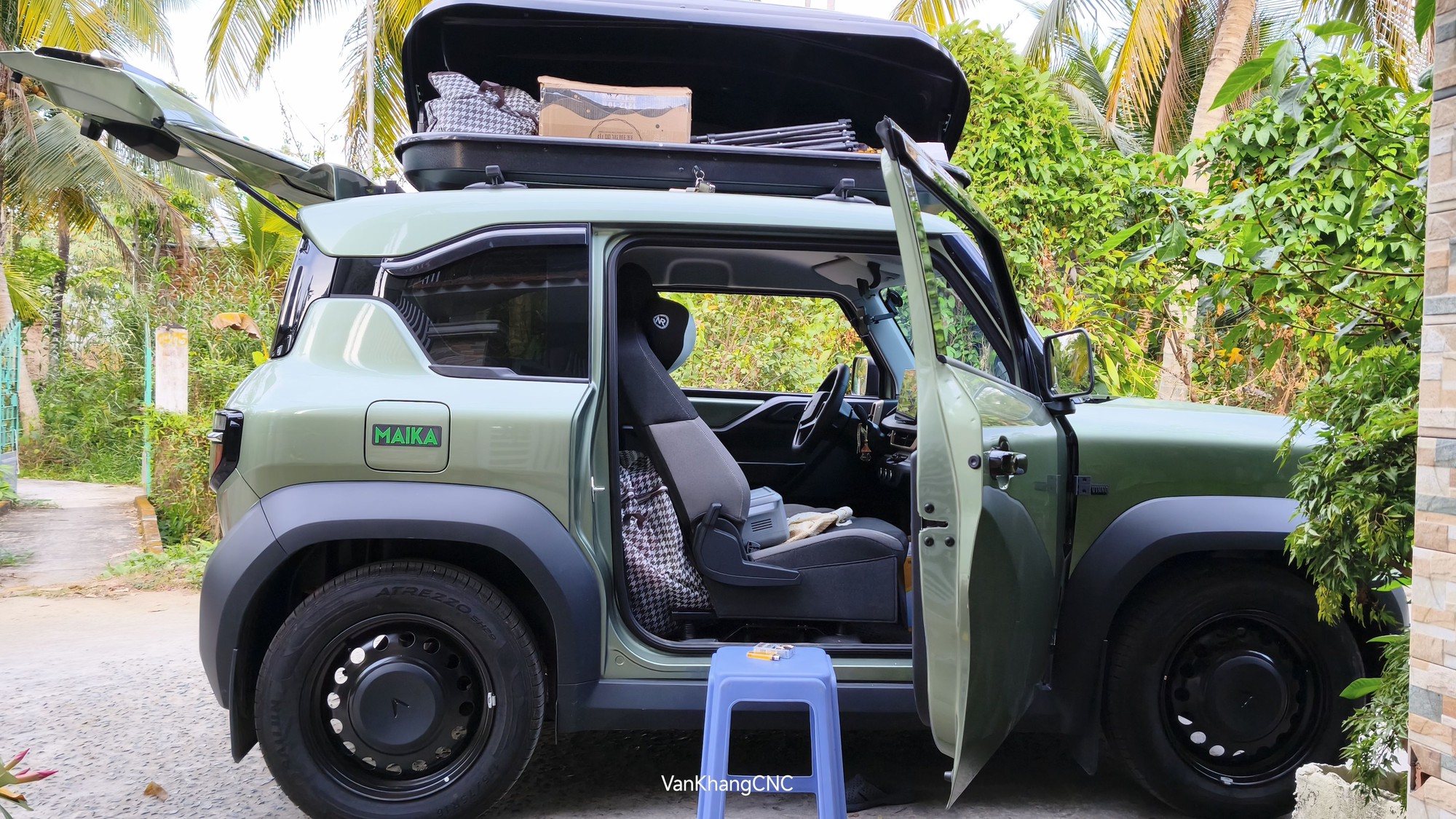 Xuyên Việt 5.500 km bằng VinFast VF 3: Sạc 53 lần, ngủ trên xe thoải mái, tiết kiệm hơn chục triệu và vượt đèo Mã Pì Lèng ngon ơ- Ảnh 4.