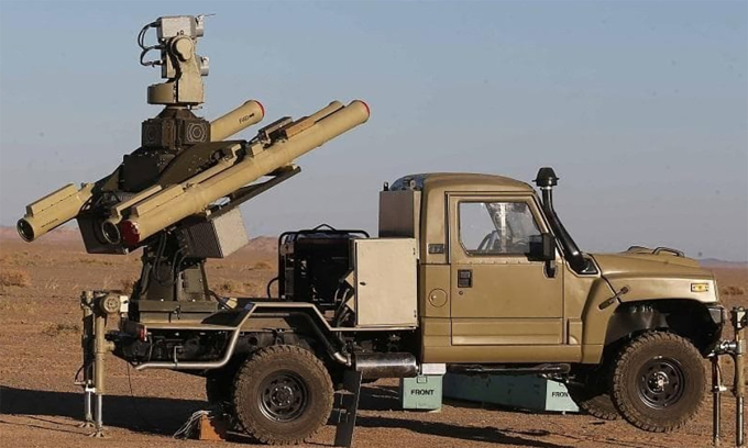 Bệ phóng tên lửa phòng không Majid trong ảnh công bố tháng 11/2021. Ảnh: Iran Press