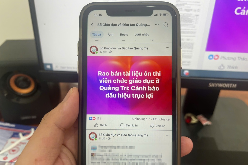 Đề nghị xác minh việc rao bán tài liệu ôn thi viên chức giáo dục trên mạng - 2