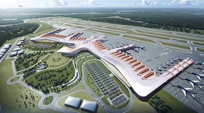 Phối cảnh nhà ga T2, Cảng hàng không quốc tế Phú Quốc. Ảnh: SPA