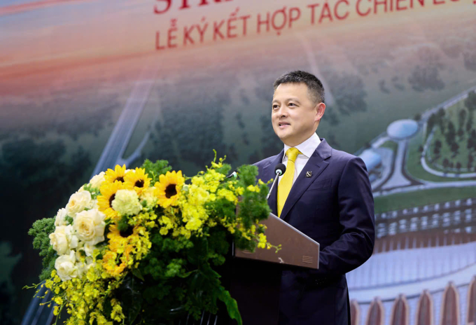 Ông Đặng Minh Trường - Chủ tịch HĐQT Sun Group tại lễ ký kết. Ảnh: SPA