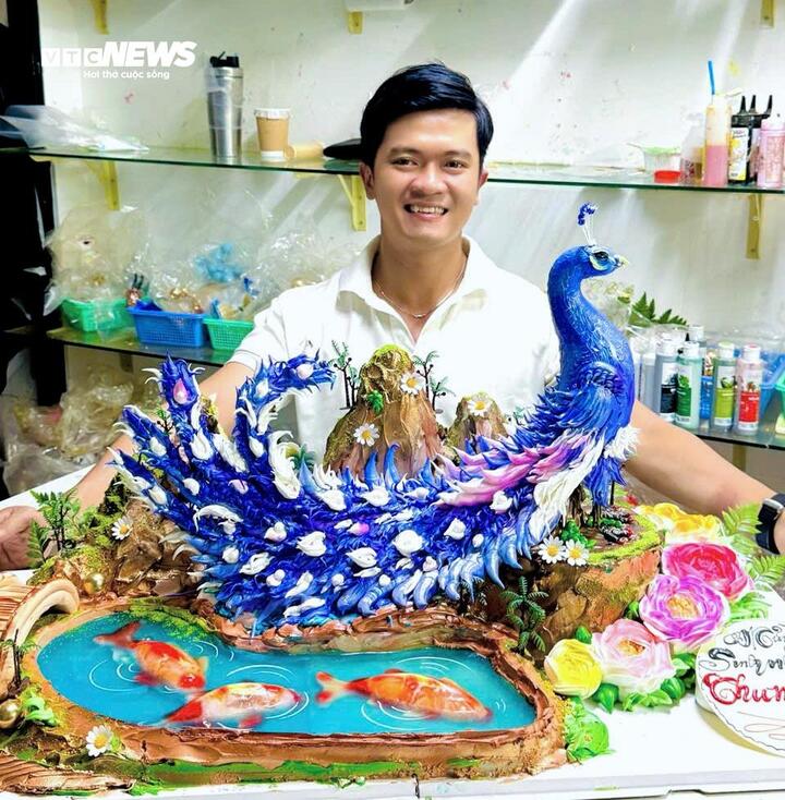 ‘Thổi hồn’ 12 con giáp lên bánh kem, chàng trai khiến dân mạng trầm trồ- Ảnh 6.