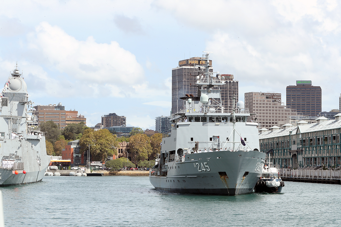 Hình ảnh tàu hộ vệ tên lửa 016-Quang Trung trong lễ duyệt binh tàu Hải quân quốc tế- Ảnh 2.