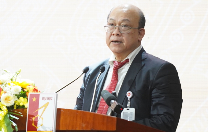 Giám đốc ĐH Bách Khoa Hà Nội Huỳnh Quyết Thắng. Ảnh: Lưu Quý