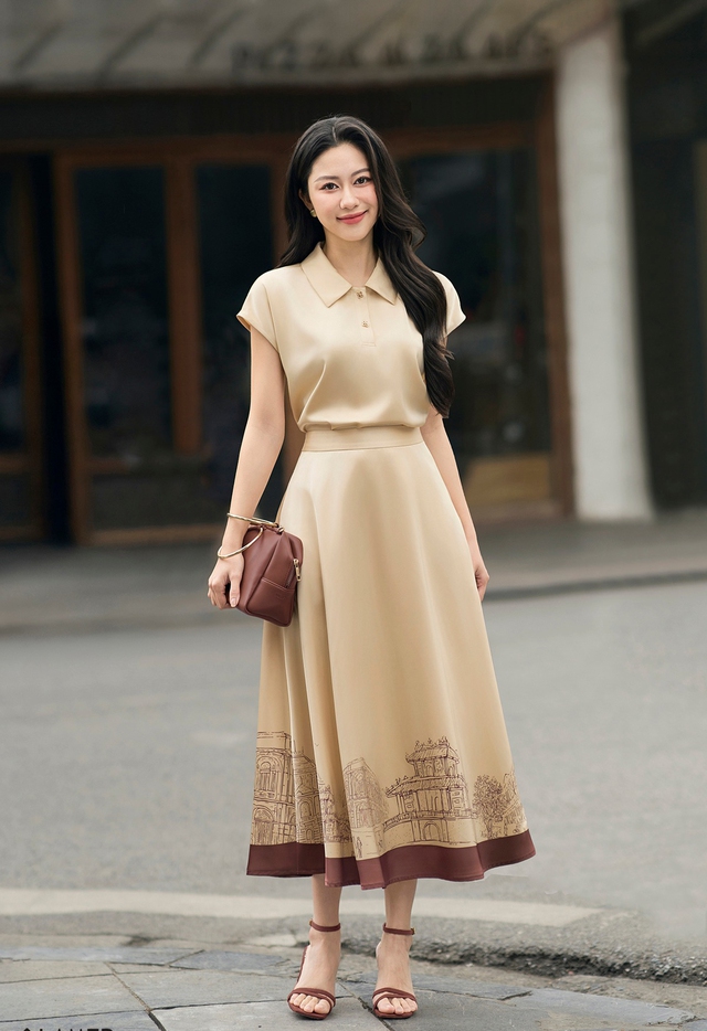 Màu be, đen và trắng qua những công thức phối đồ thanh lịch- Ảnh 3. Màu be, đen và trắng qua những công thức phối đồ thanh lịch- Ảnh 3.