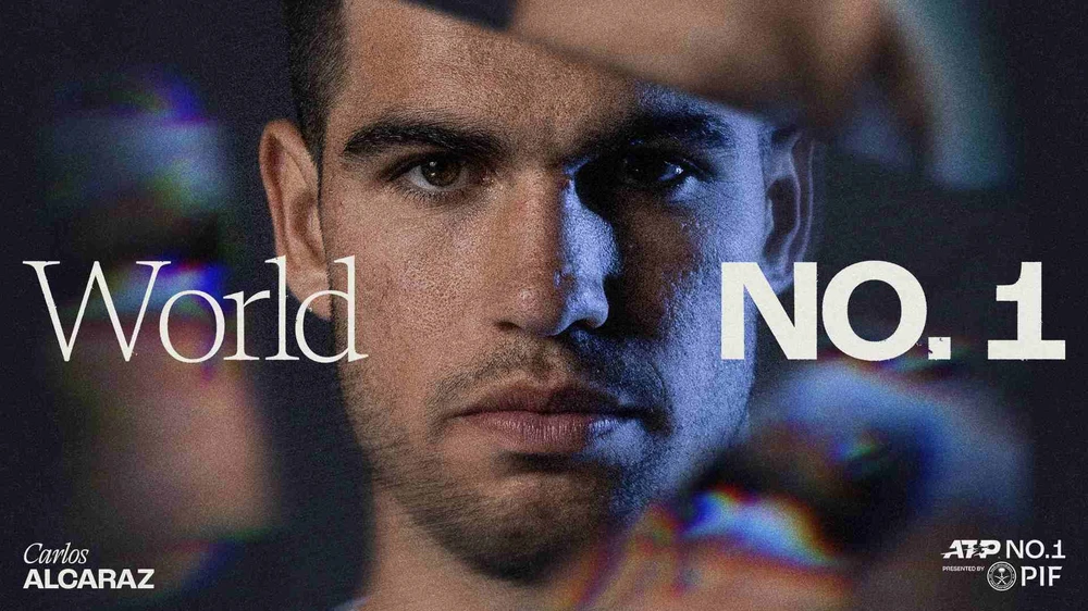 Alcaraz tái chiếm ngôi số 1 thế giới. Ảnh: ATP số 1 thế giới