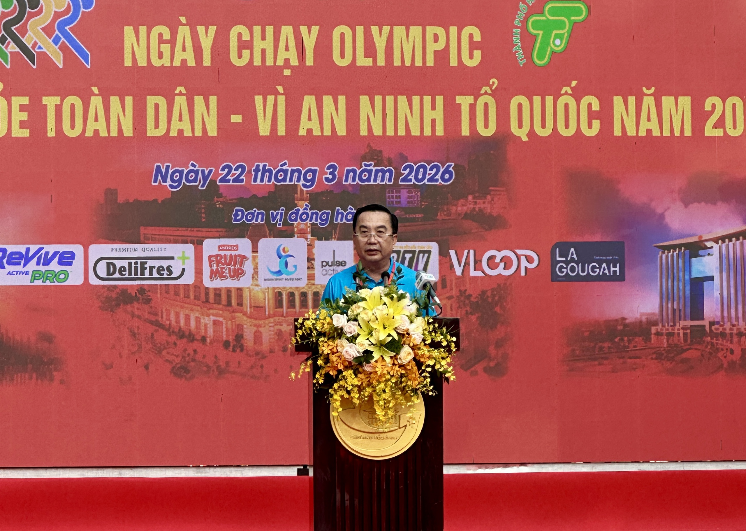 Hàng nghìn người tham gia Ngày chạy Olympic sức khỏe toàn dân tại TP.HCM- Ảnh 2. Hàng nghìn người tham gia Ngày chạy Olympic sức khỏe toàn dân tại TP.HCM- Ảnh 2.