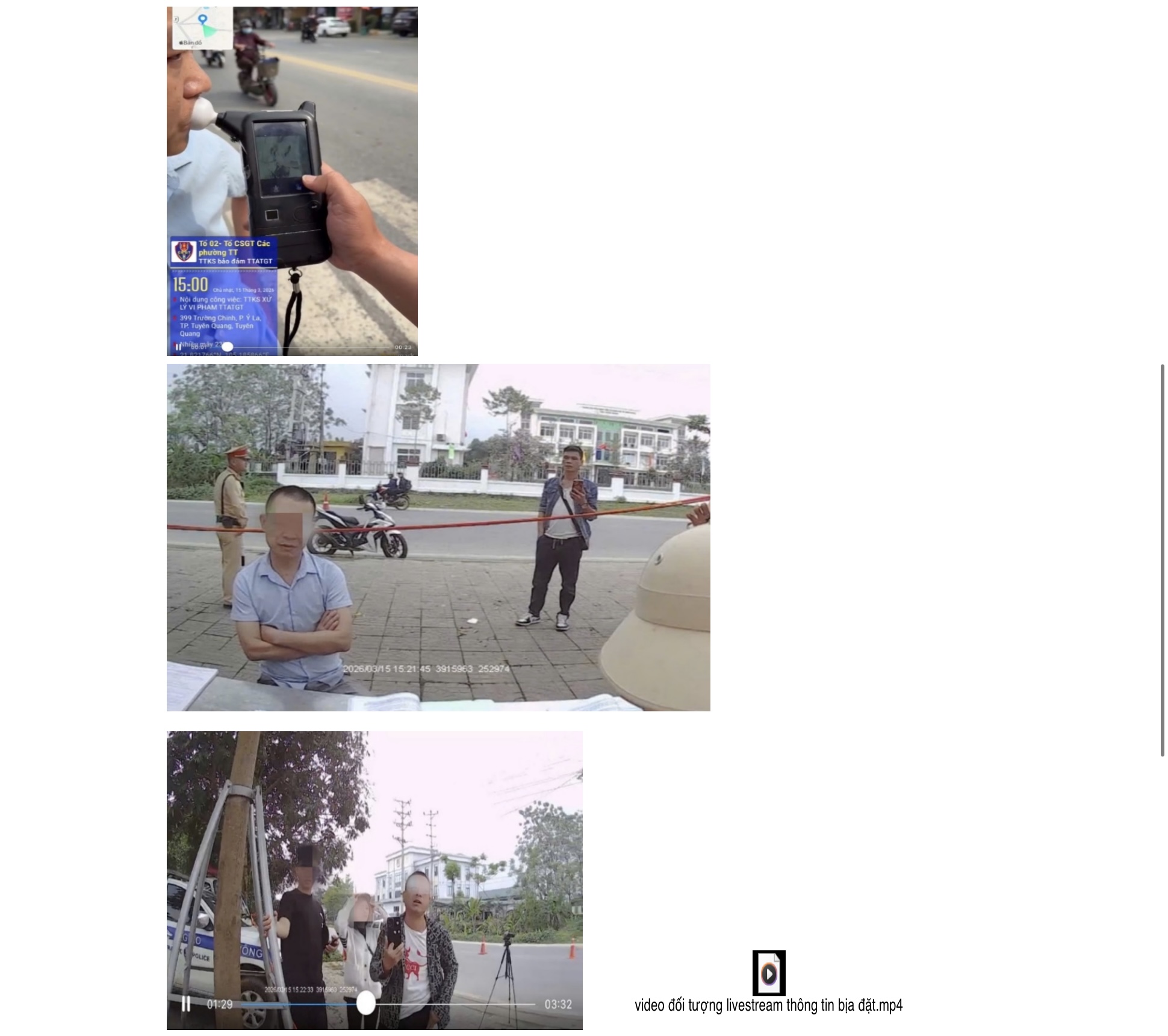 Chuyển hồ sơ vụ bịa đặt CSGT Tuyên Quang không cho thổi lại cồn để điều tra- Ảnh 2. Chuyển hồ sơ vụ bịa đặt CSGT Tuyên Quang không cho thổi lại cồn để điều tra- Ảnh 2.