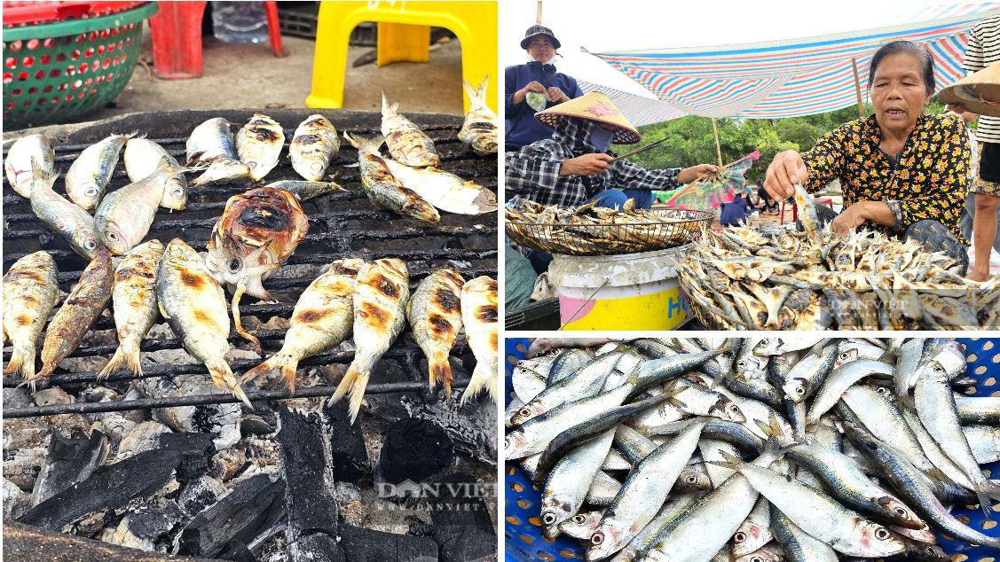 “Hot trend ở Nghệ An, dân tình kéo nhau ra ngồi ngoài bãi biển chỉ để được ăn cá trích nướng 8 Thậm chí, thời gian gần đây ăn cá trích trở thành “trend hot” trên mạng xã hội. Dân khắp nơi tìm về ngồi kín bãi biển ở xã Hải Châu, tỉnh Nghệ An để thưởng thức. Ảnh: N.T