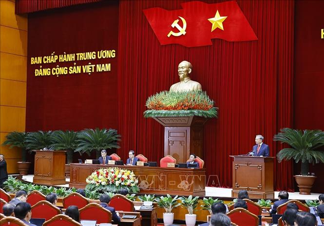 Hình ảnh khai mạc Hội nghị Trung ương 2  - Ảnh 2.