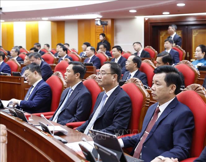 Hình ảnh khai mạc Hội nghị Trung ương 2  - Ảnh 7.