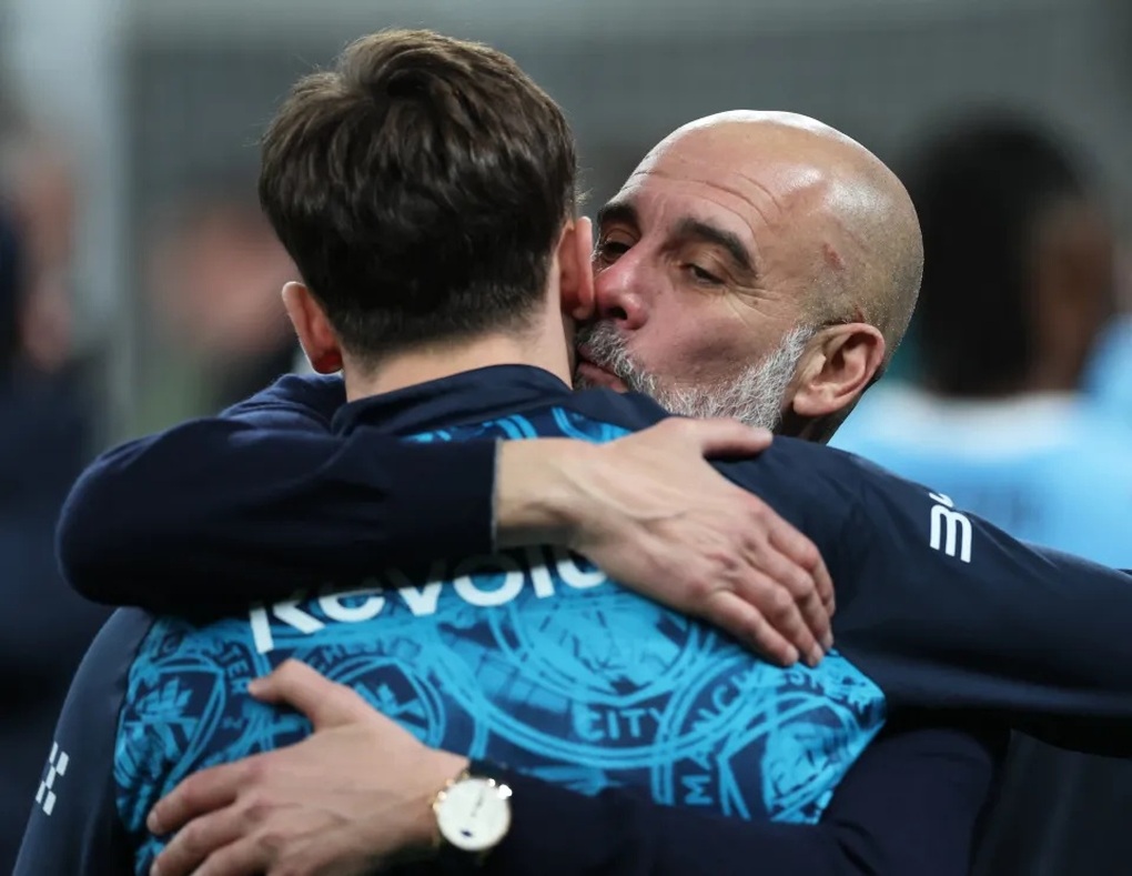 Phản ứng của HLV Pep Guardiola sau khi Man City đánh bại Arsenal - 2