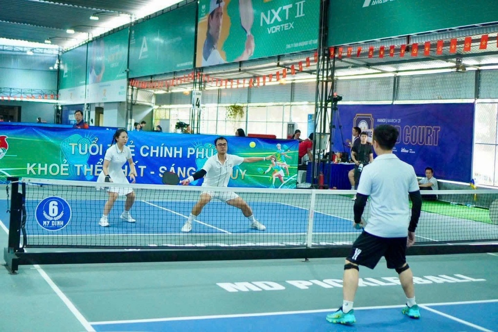 Sôi nổi giải Pickleball cán bộ Đoàn Thanh niên Chính phủ - 2