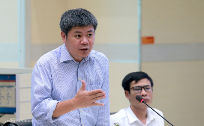 Chuyên gia Nguyễn Ngọc Huy nói tại hội thảo. Ảnh: Gia Chính